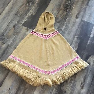 Vintage 90s Hooded Poncho